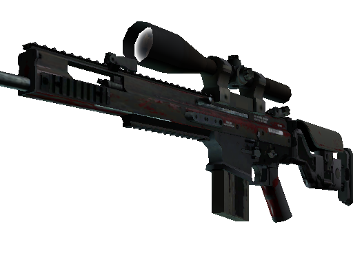 SCAR-20(StatTrak™) | 深红之网 (战痕累累)